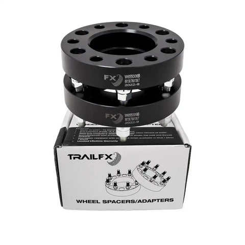 TRAILFX W655006B HUB CENT SPCR BLK 6X5.5 12X1.5 FORD