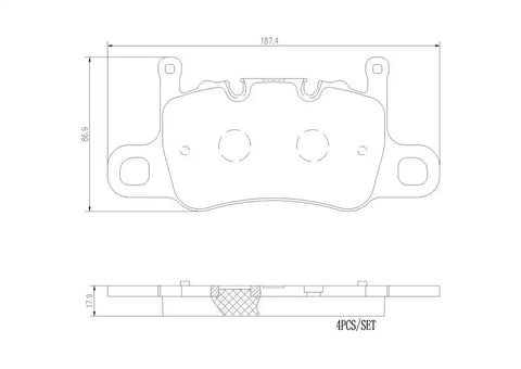 DISC BRAKE PAD SET