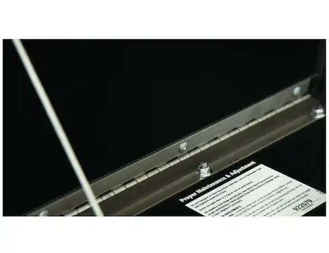 Buyers Products 1703349 Tool Box Underbody 1 Recessed Drop Door Powder Coated Bla