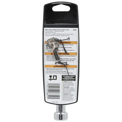 DRAW TITE 63259 RECEIVER LOCK DOGBONE STYLE 5/8'
