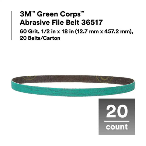 3M  GREEN CORPS  ABRASIVE FILE BELT