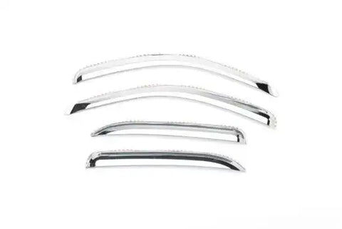 Putco 480139 - Element Chrome Window Visor In Channel 4 pc Short Crew