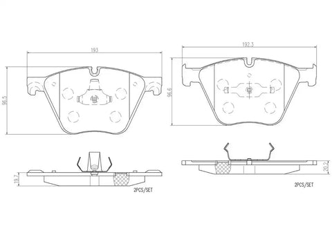 DISC BRAKE PAD SET