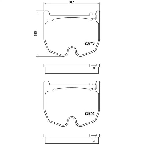 DISC BRAKE PAD SET