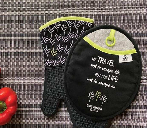 TRAIL SPHERE GCOM02 OVEN MITT AND POT HOLDER