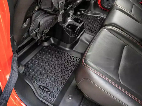 RUGGED RIDGE 12987.44 12987.44 FLOOR LINER KIT BLK FR/REA
