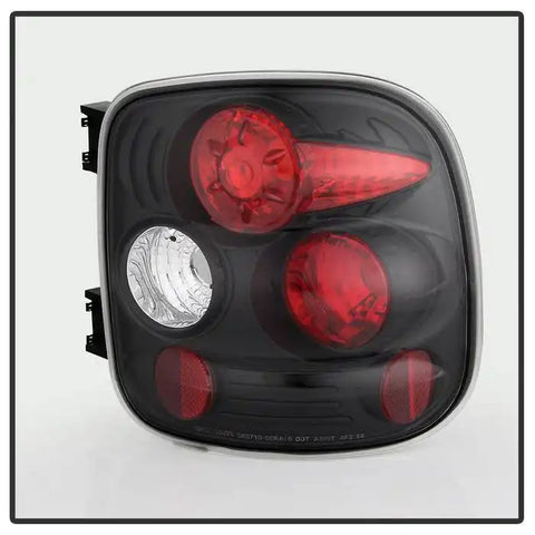 Spyder Automotive 5002105 Tail Light Assembly Uses OE Bulbs Euro Clear Lens Black
