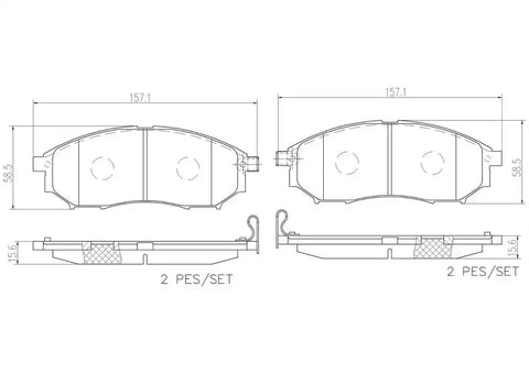 DISC BRAKE PAD SET