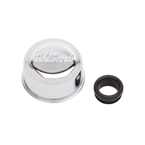 EDELBROCK 4405 CHROME BREATHER W/GROMMET