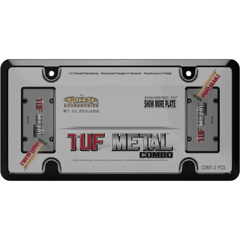 CRUISER 64052 LICENSE PLATE FRAME/SHIELD COMBOS