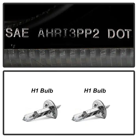Spyder Automotive 5010902 Headlight Assembly Signature Series Projector Beam With L