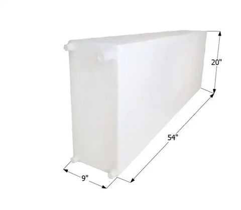 ICON 12714 WT2450 54X20X9 39 GAL WITH FITTINGS