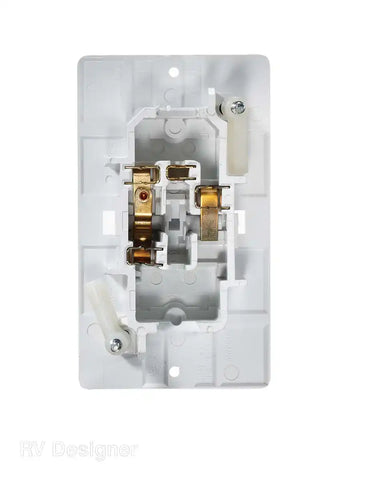SWITCH W/COVER-PLATE-WHIT