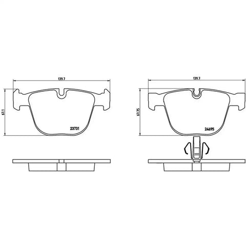 DISC BRAKE PAD SET
