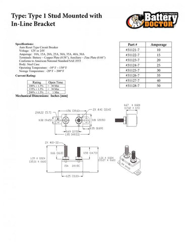 WIRTHCO 31123 IN LINE BRACKET 1-20AMP