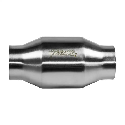 Flowmaster 2000125 Catalytic Converter 200 Series Universal 49 State 4 Inch Diameter Stainless Steel Case