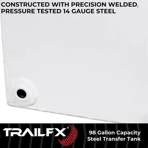 TrailFX 21098SW Liquid Transfer Tank TFX Liquid Transfer Not DOT Approved For Trans