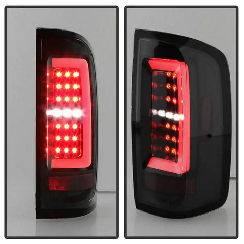 Spyder Automotive 5085252 Tail Light Assembly LED Smoke Lens Black Housing Set Of