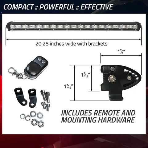 ADVANCED ACC 81801 BRITE SABER CHASE LIGHT BAR CONVENT