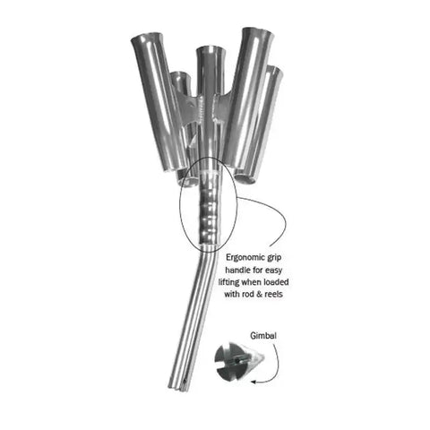 TACO METALS F31-0790BXY-1 OLYMPIC ROD CLUSTER 5 ROD 15 DEG A