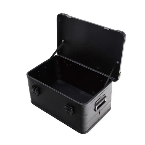 ALUMINUM BOX STORAGE 53QT - BLACK