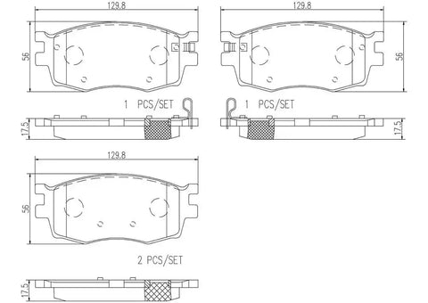 DISC BRAKE PAD SET