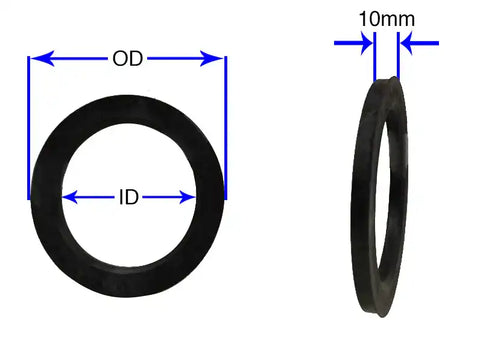 HUB RING | 72.6MM OD  4 PACK