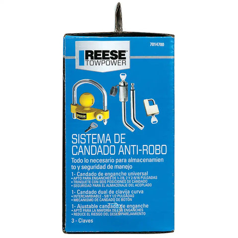 REESE 7014700 TOW ANTI-THEFT LOCK KIT
