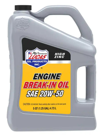 LUCAS OIL 10636 SAE 20W-50 BREAK-IN OIL /