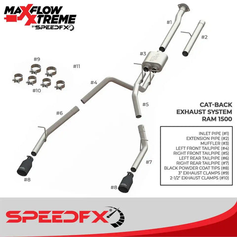 SpeedFx 50201 - Exhaust System Kit