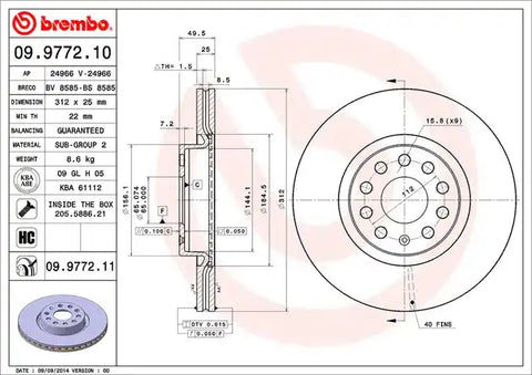 DISC BRAKE ROTOR