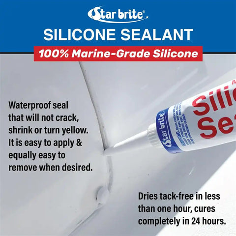 SILICONE SEALANT 2.8OZ BLK - CA