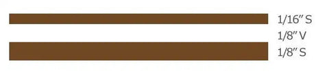 MULTISTRIPE 5/16'TAPE BRN