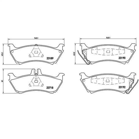 DISC BRAKE PAD SET