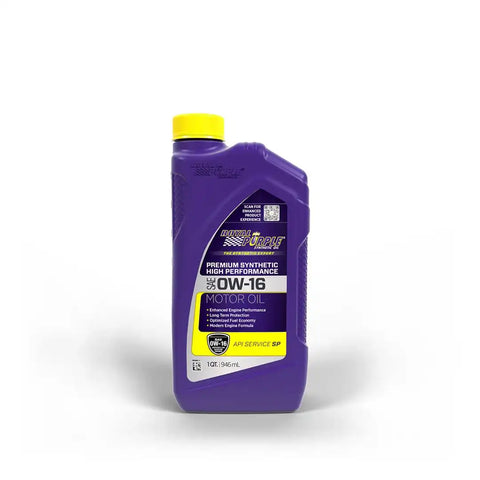 ROYAL PURPLE 01016 0W16 QT. BOTTLE