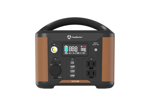 PORTABLE PWR STN 200 W/AC & DC ADAP