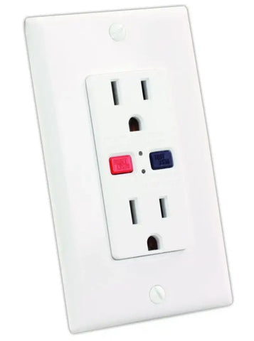 GFCI ELECT OUTLET  WHT
