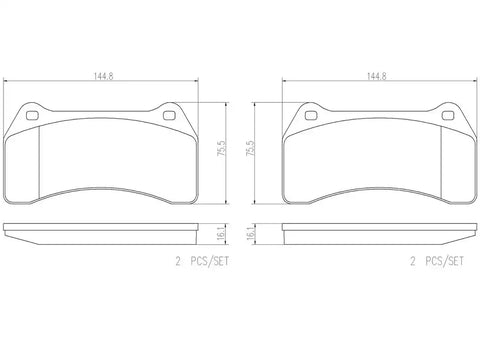 DISC BRAKE PAD SET