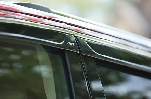 Auto Ventshade (AVS) 794028 - Ventvisor Deflector Smoke w/Chrome Trim Low Profile 4 pc.