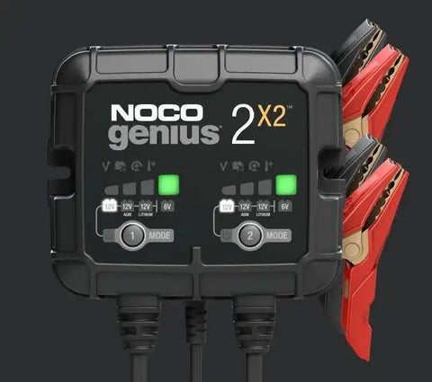 4A 2-BANK BATTERY CHARGER