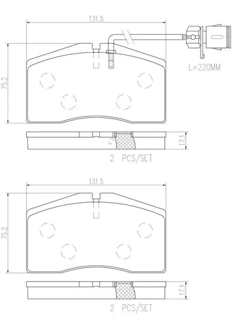DISC BRAKE PAD SET