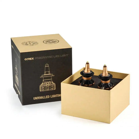 ALPHAREX USA 110008 BLACK AMMO PANORAMIC BULD 9006 PAIR
