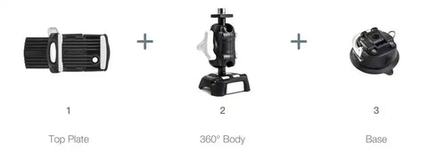 SCANSTRUT RLS-509-405 ROKK MINI PHONE MOUNT KIT WITH SUCT