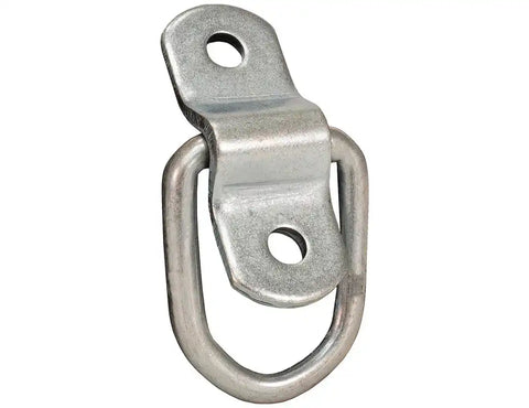 D-RING .25INWIRE W/BRKT ZNC PLT WLL