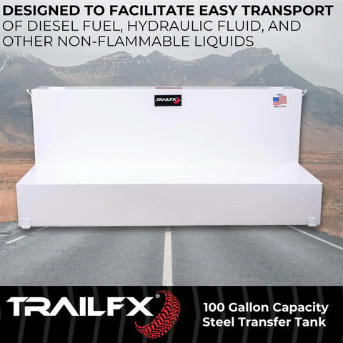 TrailFX 21110SW Liquid Transfer Tank TFX Liquid Transfer Not DOT Approved For Transport Of Flammable Liquids