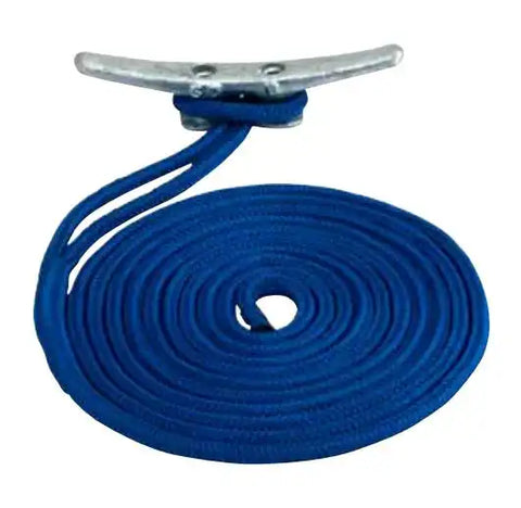 SEA DOG 302110015BL-1 DOUBLE BRAIDED NYLON DOCK LINE
