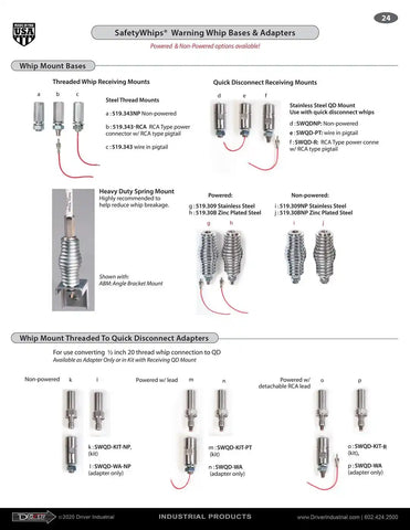 DRIVER IND. SWQD-KIT-NP STAINLESS STEEL QUICK DISCONNECT KI