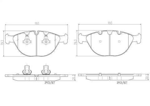 DISC BRAKE PAD SET
