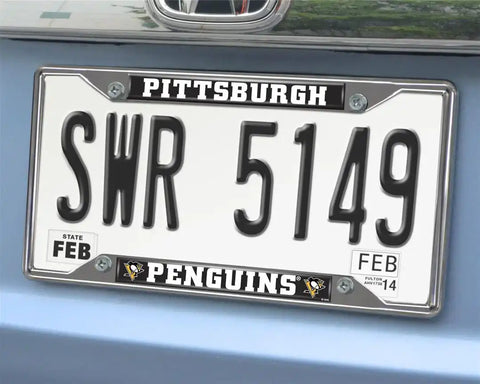 PITTSBURGH PENGUINS PLATE FRAME