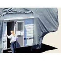 Adco 12264 Slide In Truck Bed Camper Cover SFS AquaShed  For 8 Foot To 10 Foot Len